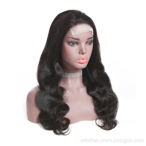 Factory Price  180% 250% Pre Plucked HD Lace Front Human Hair Wig 5x5 Lace Closure Human Hair Wig HD Closure Wig